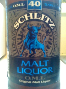 The infamous blue bull label